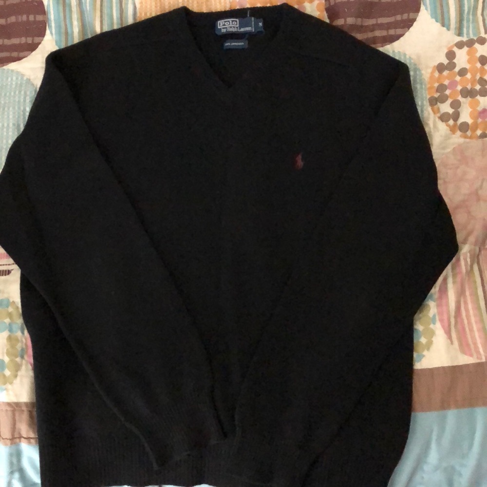 Polo 100% lambs wool sweater